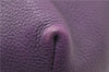 Authentic PRADA Vintage Leather Nappa 2Way Shoulder Hand Tote Bag Purple 9892F