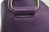Authentic PRADA Vintage Leather Nappa 2Way Shoulder Hand Tote Bag Purple 9892F