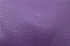 Authentic PRADA Vintage Leather Nappa 2Way Shoulder Hand Tote Bag Purple 9892F