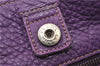 Authentic PRADA Vintage Leather Nappa 2Way Shoulder Hand Tote Bag Purple 9892F