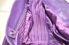 Authentic PRADA Vintage Leather Nappa 2Way Shoulder Hand Tote Bag Purple 9892F