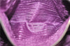 Authentic PRADA Vintage Leather Nappa 2Way Shoulder Hand Tote Bag Purple 9892F