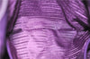 Authentic PRADA Vintage Leather Nappa 2Way Shoulder Hand Tote Bag Purple 9892F