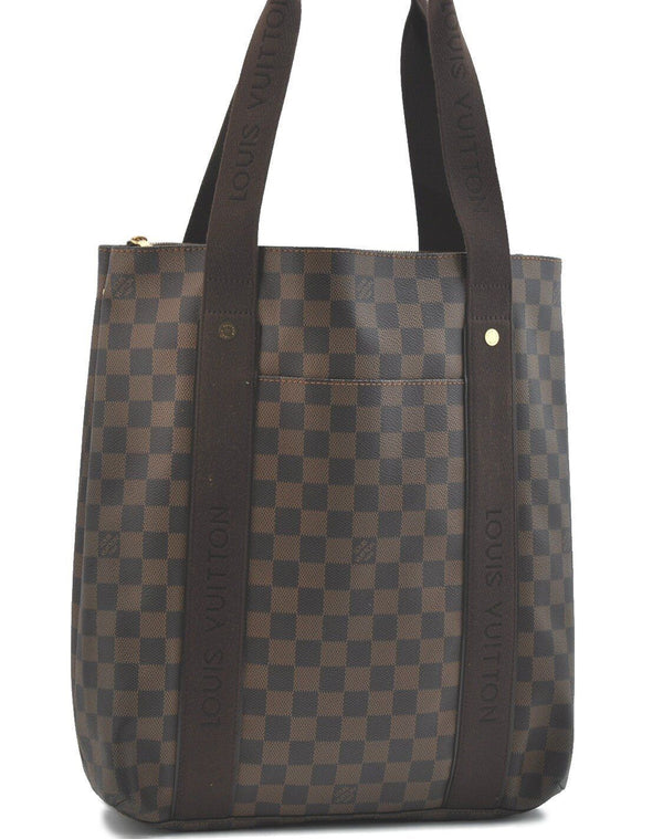 Authentic LOUIS VUITTON Damier Cabas Beaubourg Shoulder Tote Bag N52006 LV 9893A