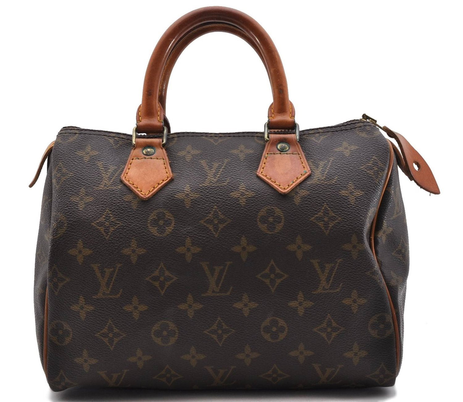 Authentic Louis Vuitton Monogram Speedy 25 Hand Bag M41528 LV 9894C