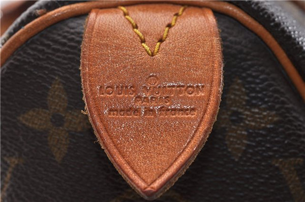 Authentic Louis Vuitton Monogram Speedy 25 Hand Bag M41528 LV 9894C