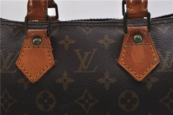 Authentic Louis Vuitton Monogram Speedy 25 Hand Bag M41528 LV 9894C