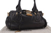 Authentic Chloe Paddington Leather Shoulder Hand Bag Purse Brown 9895D