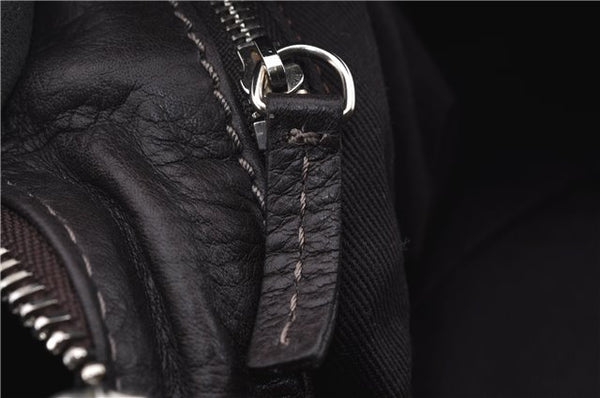 Authentic Chloe Paddington Leather Shoulder Hand Bag Purse Brown 9895D