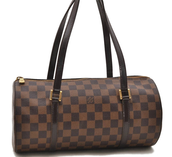 Authentic Louis Vuitton Damier Papillon 30 Hand Bag N51303 LV 9896C