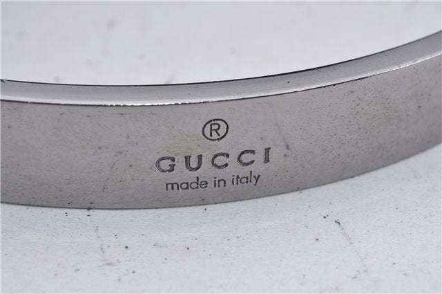 Authentic GUCCI Shoulder Hand Bag Nylon Enamel 0013298 Black 9896D