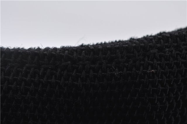 Authentic GUCCI Shoulder Hand Bag Nylon Enamel 0013298 Black 9896D