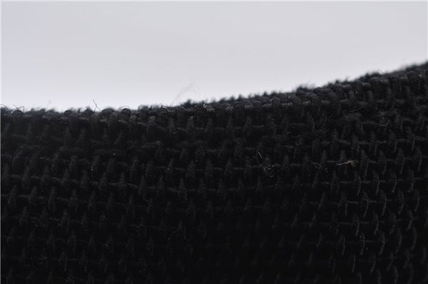 Authentic GUCCI Shoulder Hand Bag Nylon Enamel 0013298 Black 9896D