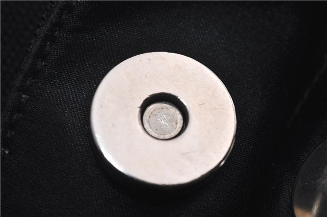 Authentic GUCCI Shoulder Hand Bag Nylon Enamel 0013298 Black 9896D