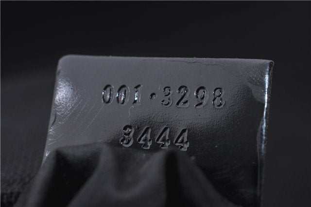 Authentic GUCCI Shoulder Hand Bag Nylon Enamel 0013298 Black 9896D