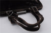 Authentic PRADA Velluto Fibbie Shoulder Hand Bag Purse Velvet B7645 Brown 9898D