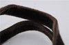 Authentic PRADA Velluto Fibbie Shoulder Hand Bag Purse Velvet B7645 Brown 9898D