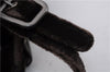 Authentic PRADA Velluto Fibbie Shoulder Hand Bag Purse Velvet B7645 Brown 9898D