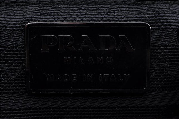 Authentic PRADA Velluto Fibbie Shoulder Hand Bag Purse Velvet B7645 Brown 9898D