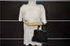Authentic PRADA Velluto Fibbie Shoulder Hand Bag Purse Velvet B7645 Brown 9898D
