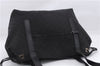 Authentic GUCCI Vintage Shoulder Tote Bag GG Canvas Leather 30501 Black 9899D