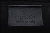 Authentic GUCCI Vintage Shoulder Tote Bag GG Canvas Leather 30501 Black 9899D