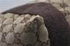 Authentic GUCCI Vintage Shoulder Tote Bag GG Canvas Leather 189669 Brown 9900D