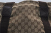 Authentic GUCCI Vintage Shoulder Tote Bag GG Canvas Leather 189669 Brown 9900D
