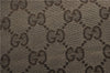Authentic GUCCI Vintage Shoulder Tote Bag GG Canvas Leather 189669 Brown 9900D