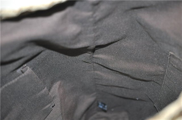 Authentic GUCCI Vintage Shoulder Tote Bag GG Canvas Leather 189669 Brown 9900D