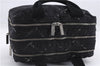 Authentic CHANEL Travel Line Hand Boston Bag Nylon Black 9901D