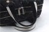 Authentic CHANEL Travel Line Hand Boston Bag Nylon Black 9901D