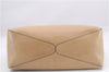 Authentic GUCCI Vintage Shoulder Hand Bag Leather Wood 106234 Beige Brown 9902D