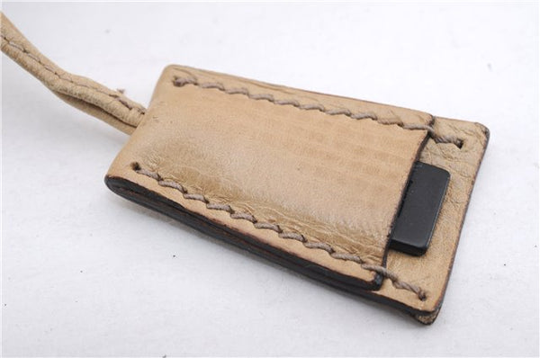 Authentic GUCCI Vintage Shoulder Hand Bag Leather Wood 106234 Beige Brown 9902D