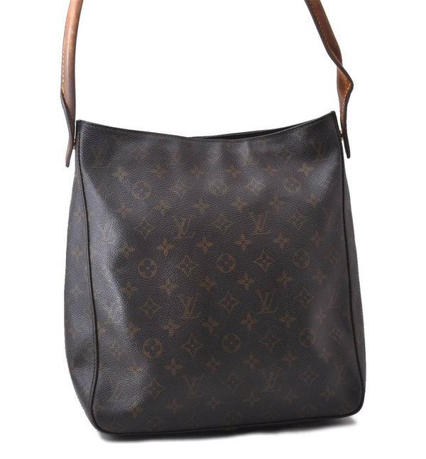 Authentic Louis Vuitton Monogram Looping GM Shoulder Bag M51145 LV 9903C