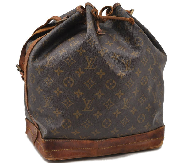 Authentic Louis Vuitton Monogram Noe Shoulder Bag M42224 LV 9907C