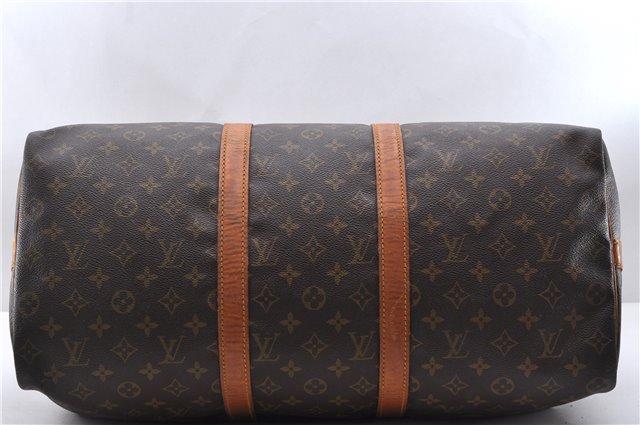 Auth Louis Vuitton Monogram Keepall Bandouliere 50 Boston Bag M41416 LV 9910C