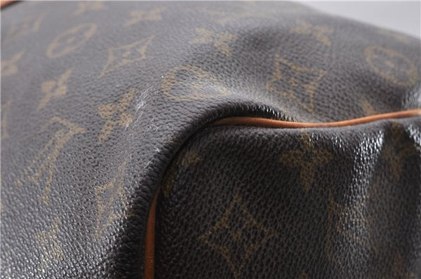 Auth Louis Vuitton Monogram Keepall Bandouliere 50 Boston Bag M41416 LV 9910C