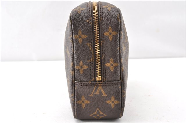 Auth Louis Vuitton Monogram Trousse Toilette 23 Clutch Hand Bag M47524 LV 9910F