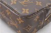 Auth Louis Vuitton Monogram Trousse Toilette 23 Clutch Hand Bag M47524 LV 9910F