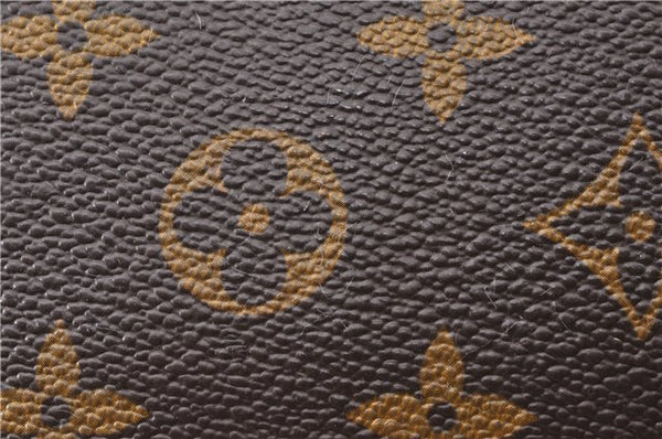 Auth Louis Vuitton Monogram Trousse Toilette 23 Clutch Hand Bag M47524 LV 9910F