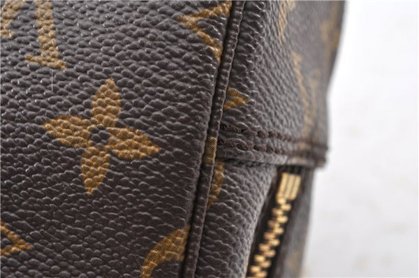 Auth Louis Vuitton Monogram Trousse Toilette 23 Clutch Hand Bag M47524 LV 9910F