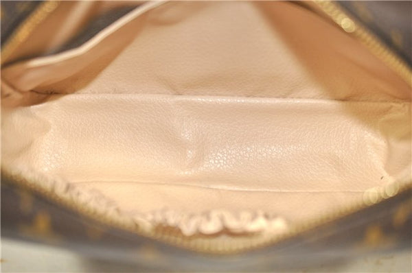 Auth Louis Vuitton Monogram Trousse Toilette 23 Clutch Hand Bag M47524 LV 9910F