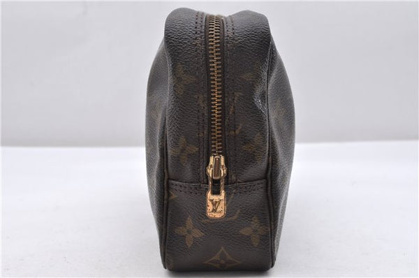 Auth Louis Vuitton Monogram Trousse Toilette 23 Clutch Hand Bag M47524 LV 9912C