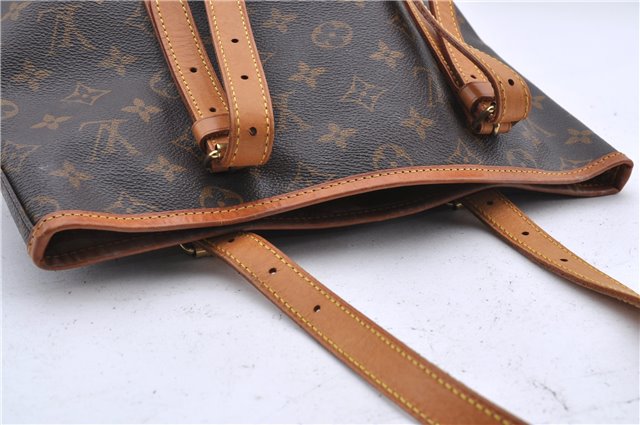 Authentic Louis Vuitton Monogram Bucket GM Shoulder Bag M42236 LV 9913C