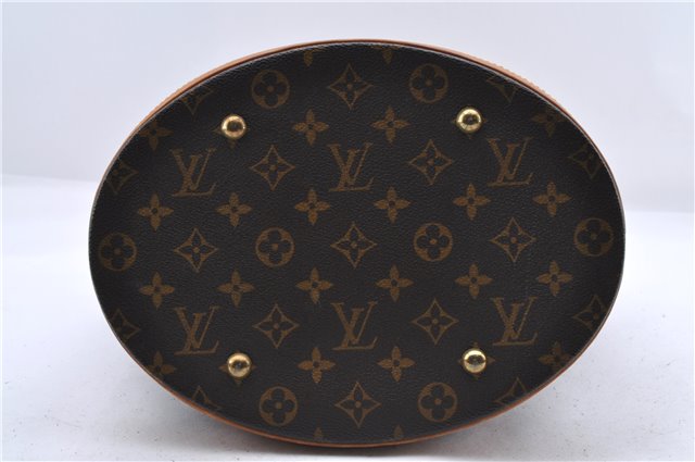 Authentic Louis Vuitton Monogram Bucket GM Shoulder Bag M42236 LV 9913C