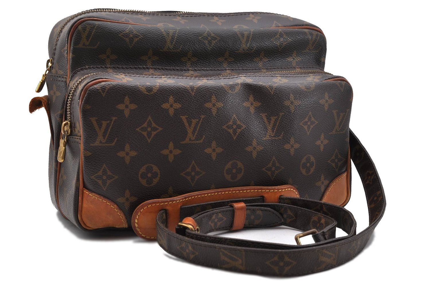 Auth Louis Vuitton Monogram Nile Shoulder Cross Body Bag M45244 LV Junk 9914C