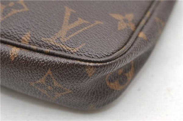 Authentic Louis Vuitton Monogram Pochette Accessoires Pouch M51980 LV Junk 9915C