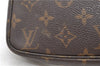 Authentic Louis Vuitton Monogram Pochette Accessoires Pouch M51980 LV Junk 9915C