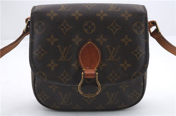 Auth Louis Vuitton Monogram Saint Cloud MM Shoulder Cross Bag M51243 Junk 9916C